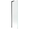 MEXEN/S - Next L vanová zástěna FIX 70 x 150, transparent, černá 895-070-000-03-00-70