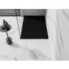 MEXEN/S - Stone+ obdélníková sprchová vanička 140 x 70, černá, mřížka černá 44707014-B