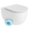 GLANZ WC set: Závěsná mísa Vortex Rimless + SLIM sedátko Soft Close, bílá  + slevový kód