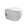 INTEGRA závěsné WC s bidetem a integrovanou baterií 2v1, Rimless + Soft-Close sedátko
