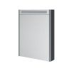Mereo Siena, koupelnová galerka 64 cm, zrcadlová skříňka, antracit mat, jdnokřídlá