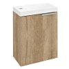 LATUS X umyvadlová skříňka 39,4x50x22cm, dub alabama