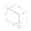 LED zrcadlo SMART 80x65 cm, bluetooth, hodiny, datum, teplota, reproduktor