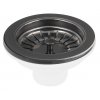 Dřezová výpust 6/4", nerez/gun metal