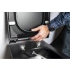 AVVA CLEANWASH závěsná WC mísa, integrovaná baterie a bidet. sprška, Rimless, 35,5x53cm, černá mat  + slevový kód