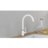 spueltischarmatur diziani wasserhahn kueche 360 schwenkbar ideal auch fuer doppelspuelbecken chrom weiss 5