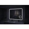 LED zrcadlo MATTEO 80x70 cm, koupelna ve tmě