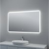 Zrcadlo s LED osvětlením, 1200 x 700 x 30 mm, nastavitelná teplota barvy světla