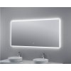 Zrcadlo s LED osvětlením, 1400 x 700 x 30 mm, nastavitelná teplota barvy světla