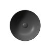 NUBES keramické umyvadlo na desku průměr 40cm, černá mat  + slevový kód