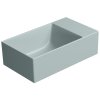 KUBE X keramické umývátko 40x23cm, bez otvoru, pravé/levé, ghiaccio mat  + slevový kód