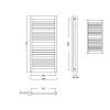 koupelnovy radiator frame slim