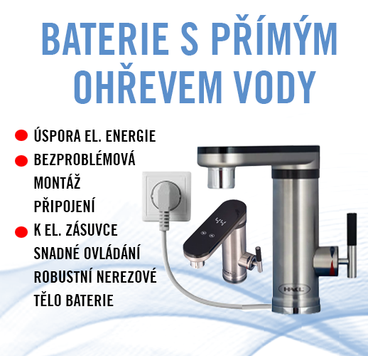 Baterie s přímým ohřevem vody HAKL