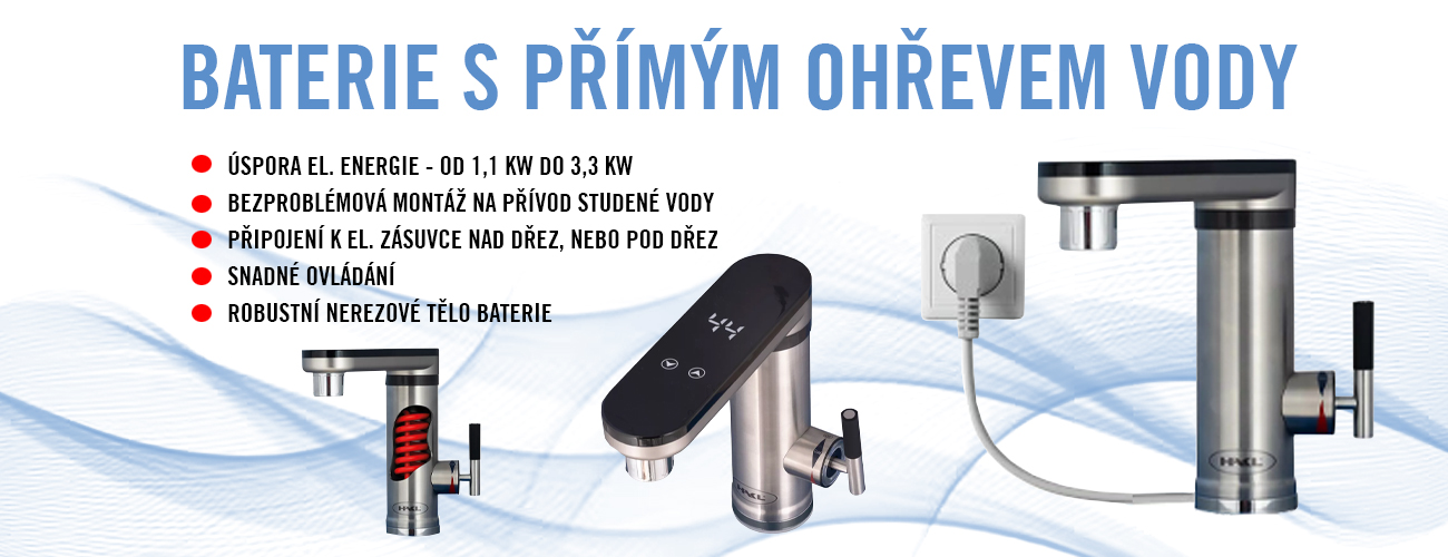 Baterie s přímým ohřevem vody HAKL