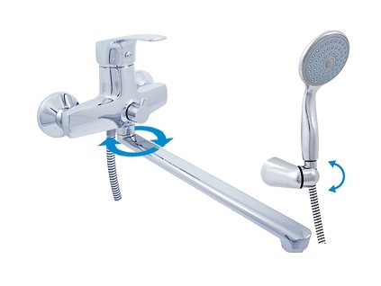 Slezák Rav KONGO K053.5/2 baterie pro vanu a umyvadlo 150 mm obrázek č.: 1