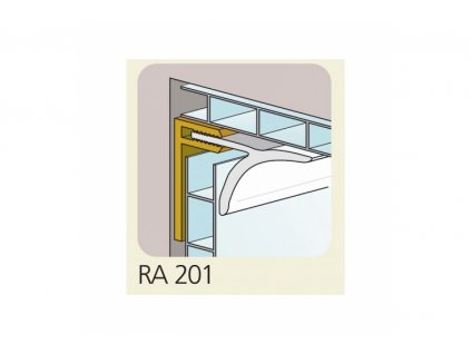 Olsen-spa Vnitřní kulatý profil RA 201 - krémový obrázek č.: 1