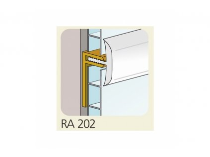 Olsen-spa Spojovací kulatý profil RA 202 - krémový obrázek č.: 1