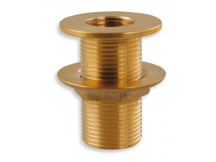 Průchodka do sudu, bytového jádra nebo mosazný přepad 1/2"x3/4" obrázek č.: 1