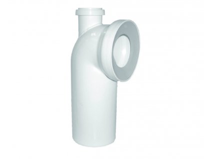 Připojovací WC koleno 90° x 110 mm s odbočkou - dopojovací odpadní koleno s přípojkou 50 mm a s manžetou obrázek č.: 1