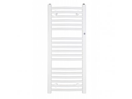 Koupelnový radiátor OMEGA R 600 × 1574 mm, výkon 844 W, SPODNÍ CENTRÁLNÍ PŘIPOJENÍ, Bílý - Hopa obrázek č.: 1