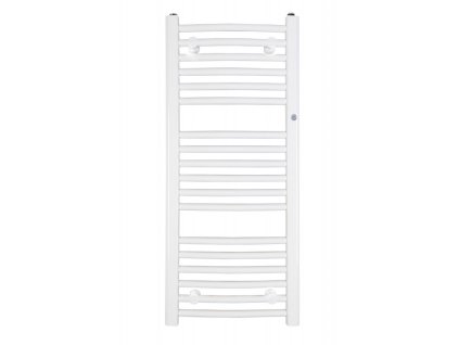 Koupelnový radiátor OMEGA R 600 × 1746 mm, výkon 937 W, SPODNÍ CENTRÁLNÍ PŘIPOJENÍ, Bílý - Hopa obrázek č.: 1