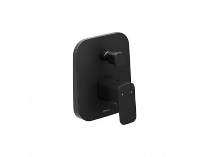 Ravak 10° Free Black - 10 stupňů TD F 061.20 - černá podomítková sprchová/vanová baterie s přepínačem a podomítkovým tělesem (TDF 061.20) obrázek č.: 1