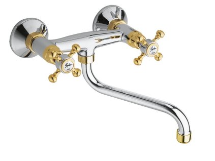 ANTEA nástěnná baterie, chrom/zlato