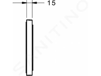 Hansa 59914192 - Prodloužení růžice 15 mm, čtvercové