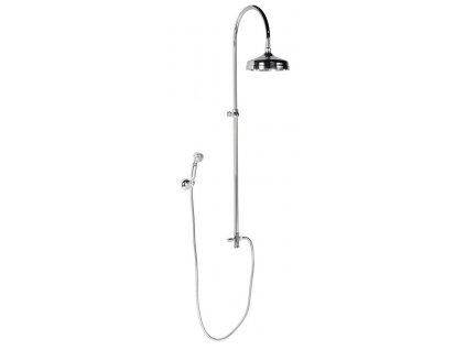 ANTEA sprchový sloup k napojení na baterii, hlavová, ruční sprcha, chrom obrázek č.: 1