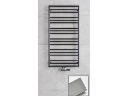 PMH Sorano Frame SNF6 koupelnový radiátor 600x1630 mm - metalická stříbrná (P.M.H.) obrázek č.: 1