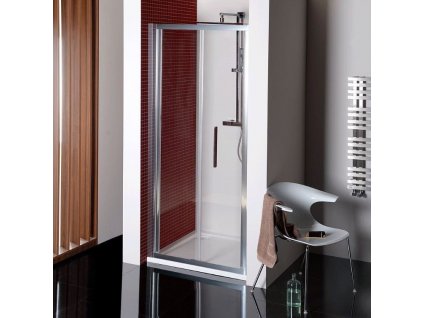 LUCIS LINE skládací sprchové dveře 900mm, čiré sklo obrázek č.: 1