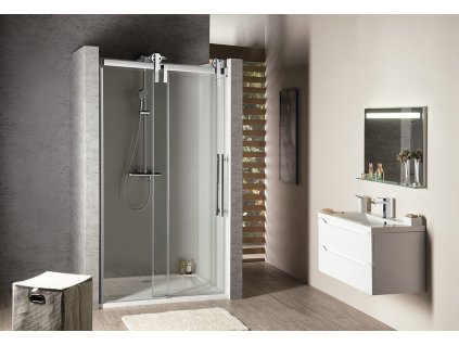 VOLCANO sprchové dveře 1600 mm, čiré sklo obrázek č.: 1