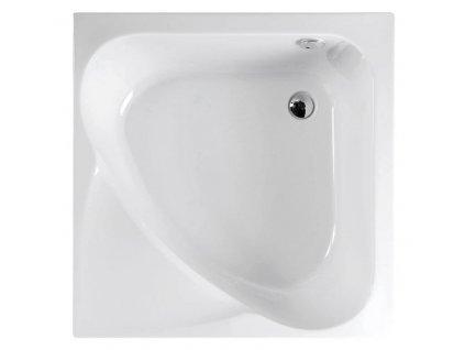CARMEN hluboká sprchová vanička s konstrukcí, čtverec 90x90x30cm, bílá obrázek č.: 1
