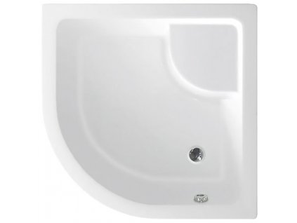 Sprchová vanička akrylátová, čtvrtkruh 80x80x28cm, včetně nožiček, R550 obrázek č.: 1