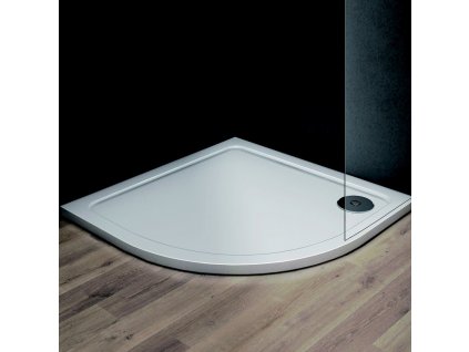 Čtvrtkruhová mramorová sprchová vanička VENETS 100 x 100 cm obrázek č.: 1
