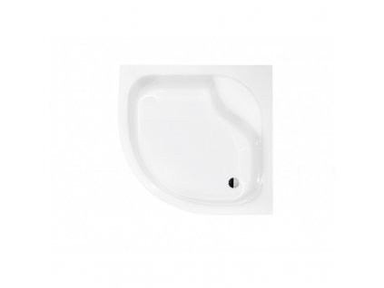 Čtvrtkruhová sprchová vanička DIPER I - 80 x 80 x 24 cm - bez nožiček a bez čelního panelu obrázek č.: 1