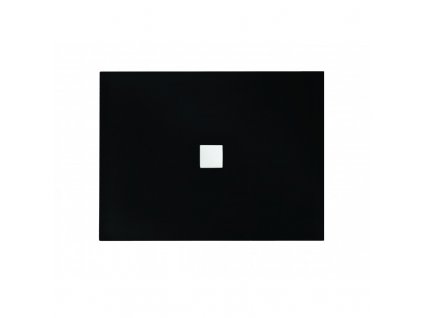 Obdélníková sprchová vanička Nox černá - 3,5 cm, Univerzální, 100 cm, 80 cm - Černá Krytka Sifonu obrázek č.: 1
