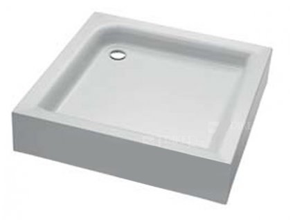 KOLO Standard Plus XBK1490000 - vanička akrylátová čtvercová s panelem 90 x 90 x 20,5 cm, bílá obrázek č.: 1