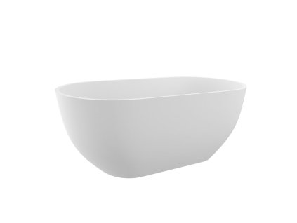 REDUTA volně stojící vana litý mramor 150x75x46cm, bílá