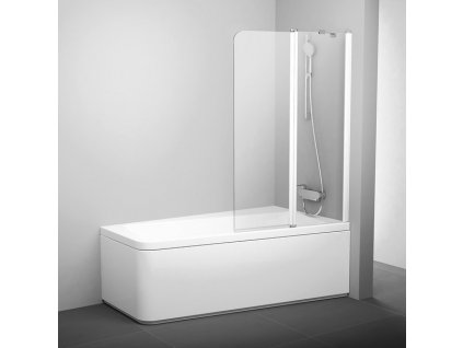 Ravak 10CVS2-100 R white+Transparent, vanová zástěna 100 cm pro koncept 10° - pro pravé vany 10° obrázek č.: 1