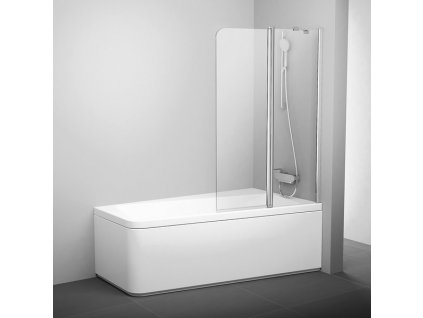 Ravak 10CVS2-100 R bright alu+Transparent, vanová zástěna 100 cm pro koncept 10° - pro pravé vany 10° obrázek č.: 1