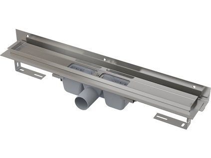 Alcadrain APZ4-1050 Flexible Podlahový žlab s okrajem pro perforovaný rošt a s nastavitelným límcem ke stěně (dříve Alcaplast) obrázek č.: 1