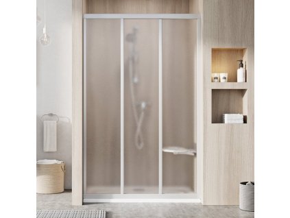 Ravak SUPERNOVA ASDP3-130 SATIN GRAPE sprchové posuvné dveře 130 cm (ASDP3 130) obrázek č.: 1
