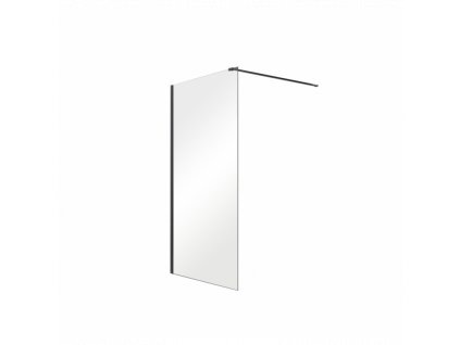 Walk-in sprchová zástěna AVEO BLACK 110 cm, černá, čiré sklo obrázek č.: 1