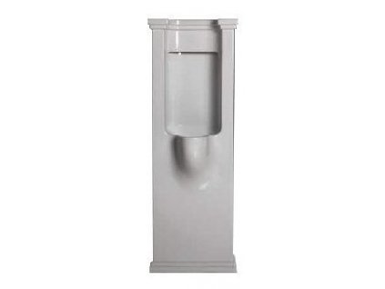 WALDORF urinál na postavení se zakrytým přívodem vody 44x124,5 cm, včetně sifonu, bílá obrázek č.: 1