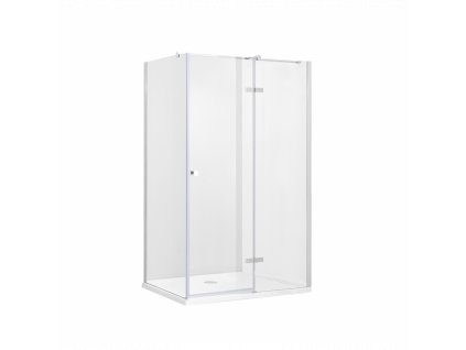 Obdélníkový sprchový kout PIXA 120 x 80 cm, bezrámový, zpevňující vzpěry, pravé dveře obrázek č.: 1