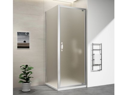 SIGMA SIMPLY čtvercový sprchový kout pivot dveře 900x900mm L/P varianta, sklo Brick