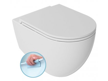 INFINITY závěsná WC mísa, Rimless, 36,5x53cm, bílá obrázek č.: 1