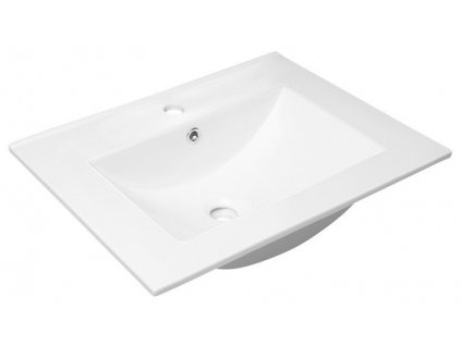 SLIM keramické umyvadlo, nábytkové, 60x46cm, bílá obrázek č.: 1