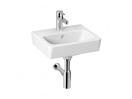 Jika Lyra Plus Viva - umývátko 40 x 34 cm s otvorem pro baterii, bílé obrázek č.: 1